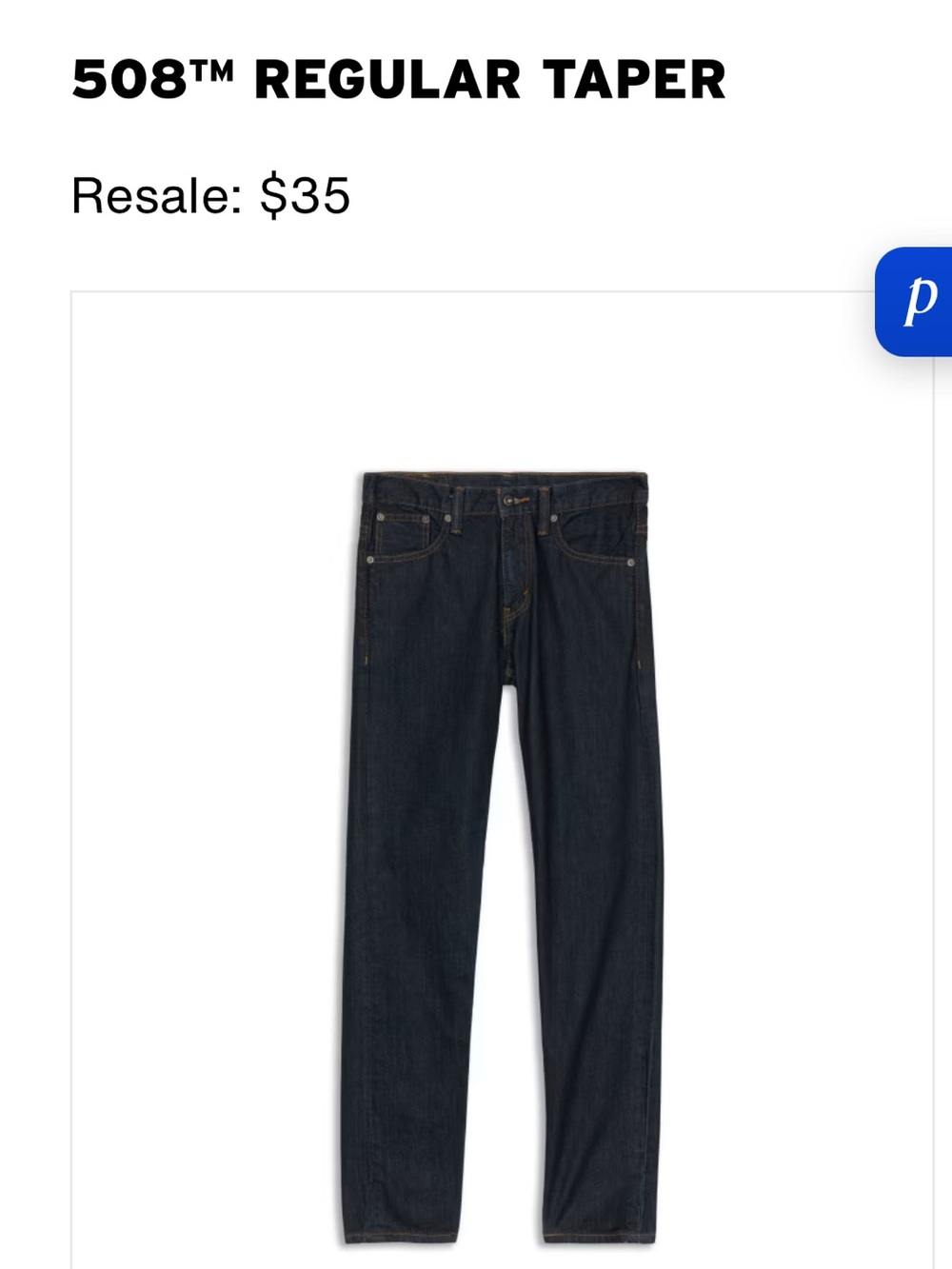 Levi’s 508 men’s vintage
